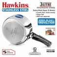 thumbnail image 2 of Hawkins Autocuiseur en Acier Inoxydable, 3 Litres, Argent, 2 of 3