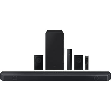 Restored SAMSUNG Q-Series 9.1.2ch Wireless Dolby Atmos Soundbar   Rear Speakers w/ Q-Symphony HW-Q910D/ZA (Refurbished)