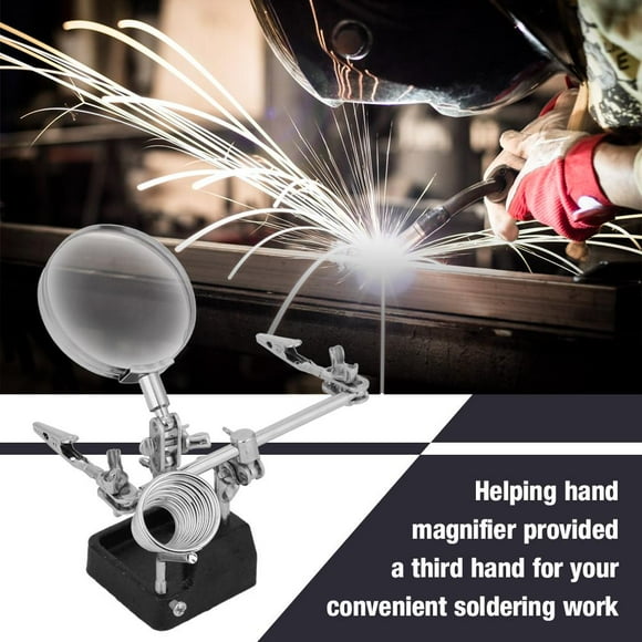 Helping Hand Magnifying, Helping Hand Magnifying Glass, Multifunctional Working With Small Parts For Soldering Work