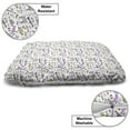 thumbnail image 3 of Paris Pet Bed, Elements City of Paris Love Cheese Pie Cat and Other Things Famous Tourist Capital, Resistant Pad for Dogs and Cats Cushion with Removable Cover, 24" x 39", Multicolor, by Ambesonne, 3 of 4