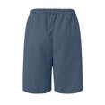 thumbnail image 6 of Ymyiu Mens Lounge Shorts Men's Shorts Casual Drawstring Shorts Classic Suit Waist Drawstring Lightweight Breathable Suitable for Work Size 3XL(Navy, 3XL), 6 of 9