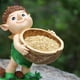 thumbnail image 5 of Comedero de baño para pájaros de resina al aire libre con estaca decorativa | Cuenco de colibríes Garden Yard | Diseño duradero resistente a la intemperie | Adorno decorativo para césped |, 5 of 9