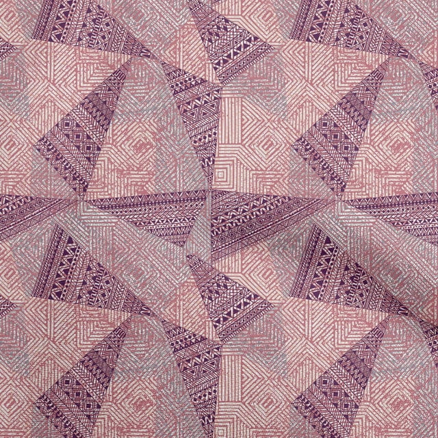 oneOone Georgette Viscose Wine Fabric Abstracts Sewing Material Print Fabric By The Yard 42 Inch Wide