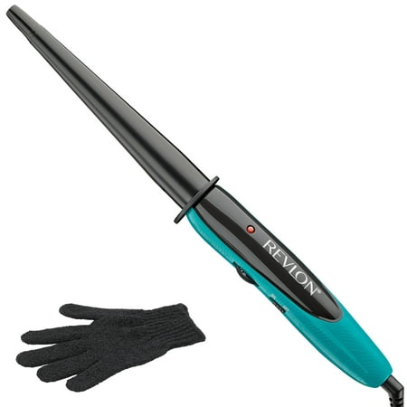 Revlon 3X Ceramic Tapered Curling Wand for Long Lasting Curls &