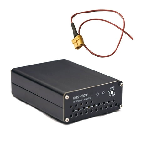 

Anself 50W Portable High Frequency Power Amplifier Short- Power Amplifier for USDX FT-817 Elecraft KX3 QRP FT-818 G90 G90S G1M X5105 Ham AMP