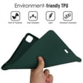 thumbnail image 4 of Dteck Case for iPad Air 11 Inch (2024)/iPad Air 5th 4th Generation 10.9 Inch, Skin-Friendly Durable Silicone Protective Cover,Slim and Protable,Deep Green, 4 of 8