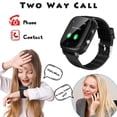 thumbnail image 5 of TOPCHANCES 4G Kids Smart Watch for Boys Girls, 1.4" Touch Screen Smartwatch with GPS Tracker, IP67 Waterproof Smart Phone Watch, Black, 5 of 10