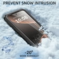 thumbnail image 2 of ANTSHARE for Samsung Galaxy A56 5G Case, IP68 Waterproof with Screen & Camera Protector 360 Degree Full Body Shockproof Case-Black, 2 of 7