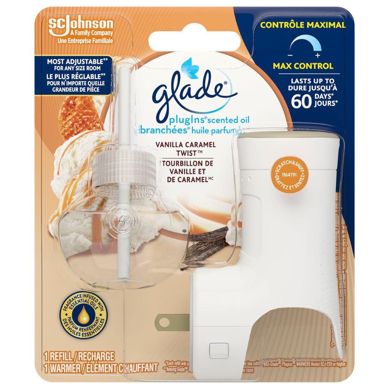 Glade Plugins® Air Freshener Oil Refill, Vanilla Caramel Twist