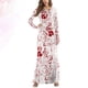thumbnail image 2 of Horrible vestido de una pieza de manga larga con cuello redondo y sangre, vestido de fiesta de Halloween para mujer, talla L/XL (blanco), 2 of 5