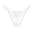 thumbnail image 2 of Gibobby Lencería sexy para mujer Día de San Valentín Calzoncillos de encaje sexy para mujer Bragas ahuecadas Bragas de encaje de ganchillo Tangas G String Lencería Ropa i(Blanco, Talla única), 2 of 5