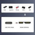 thumbnail image 5 of CY 5Gbps USB-C Type-C Host to Micro USB3.0 Screw Mount Straight Cable for Industrial Camera Storage, 5 of 8