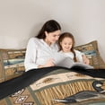 thumbnail image 5 of jejeloiu Pike Fish Mallard Full Size Comforter Sets,Fishing And Hunting Bedding Comforter Set,Country Farmhouse Lodge Bedding Sets For Boys Kids,Luxury Bedroom Decor Reversible,3pcs, 5 of 8