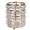 Gold, variant on Leodye 1PCS Large Capacity Makeup Brush Storage Box Dustproof Pen Holder with Lid Plastic Cylindrical Organizer -4.72x 4.33 in