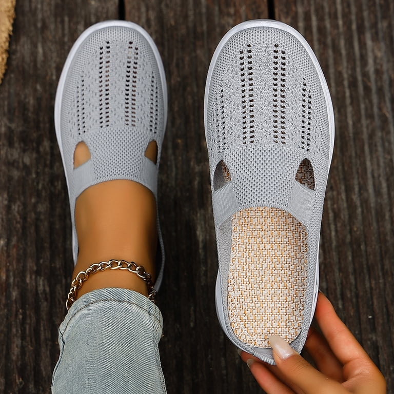 orthopedic silver dress shoes IEMIEMIEM Orthopedic Shoes for Women Arch Support Non Slip Slip on Golf  Shoes Wide Width Knitted Mesh Stretch Server Shoes Soft 2026 Orthopedic  Shoes