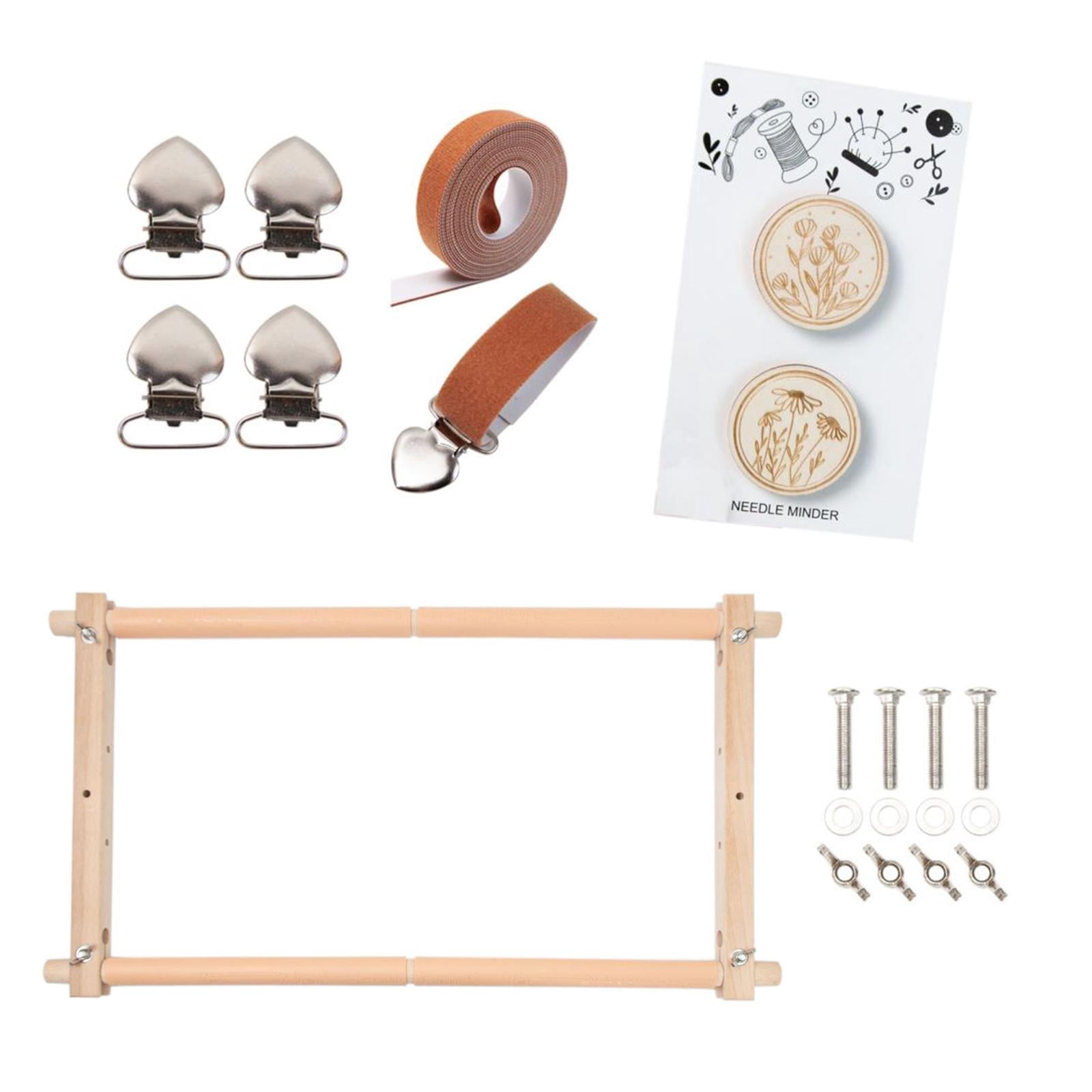 Multifunction Sewing Gadgets Hand Embroidery Hoops DIY Durable Cross Stitch Display Portable Embroidery Tapestry Scroll Holder for Sewing