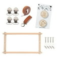 thumbnail image 2 of yuksok Multifunction Hand Embroidery Frame Needlepoint Stretcher Embroidery Frame Craft, 2 of 9
