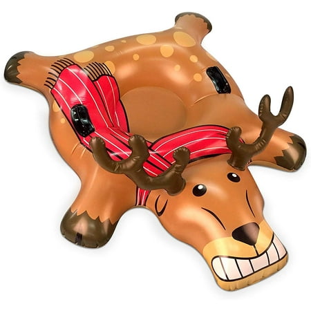 Big Mouth Toys Chilly Moose Inflatable Snow Tube