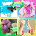 thumbnail image 4 of Glow in The Dark Slime Playbees, paquete de 12 unidades, tortuga ninja para niños, 4 of 7
