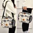 thumbnail image 5 of Palm Trees Gulls Sun Insulated Lunch Bag Portable Cooler Bag Mommy Bag Large Capacity 6L, 5 of 9