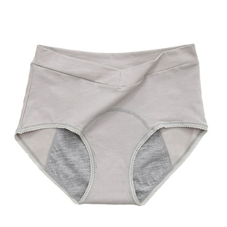 Bigersell Womens No Show Underwear Clearance Womens Thong Underwear Bikini Panty Style P-580 Polyester Bikini Panties Seamless Underwear Ladies Thong Briefs High Waist Women s Panties Gray XXL