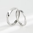 thumbnail image 2 of Juego de Anillos de nudo de amor TANGJMXG plata de ley 925 para el y para ella ajustable, 2 of 4