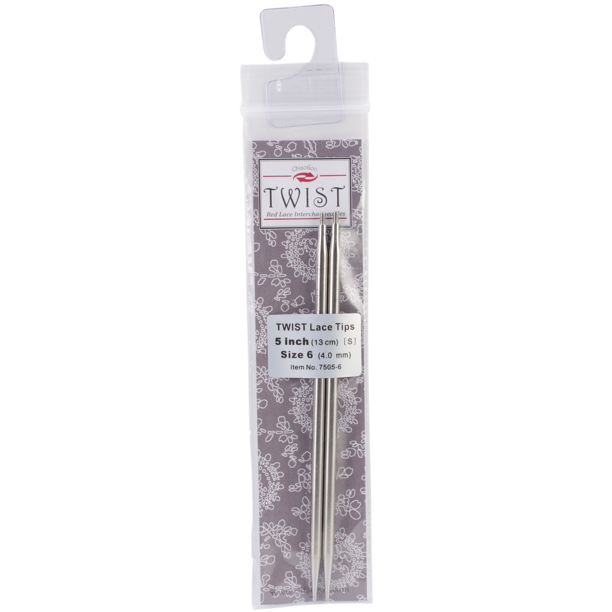 TWIST Red Lace Interchangeable Tips 5'-Size 6/4mm