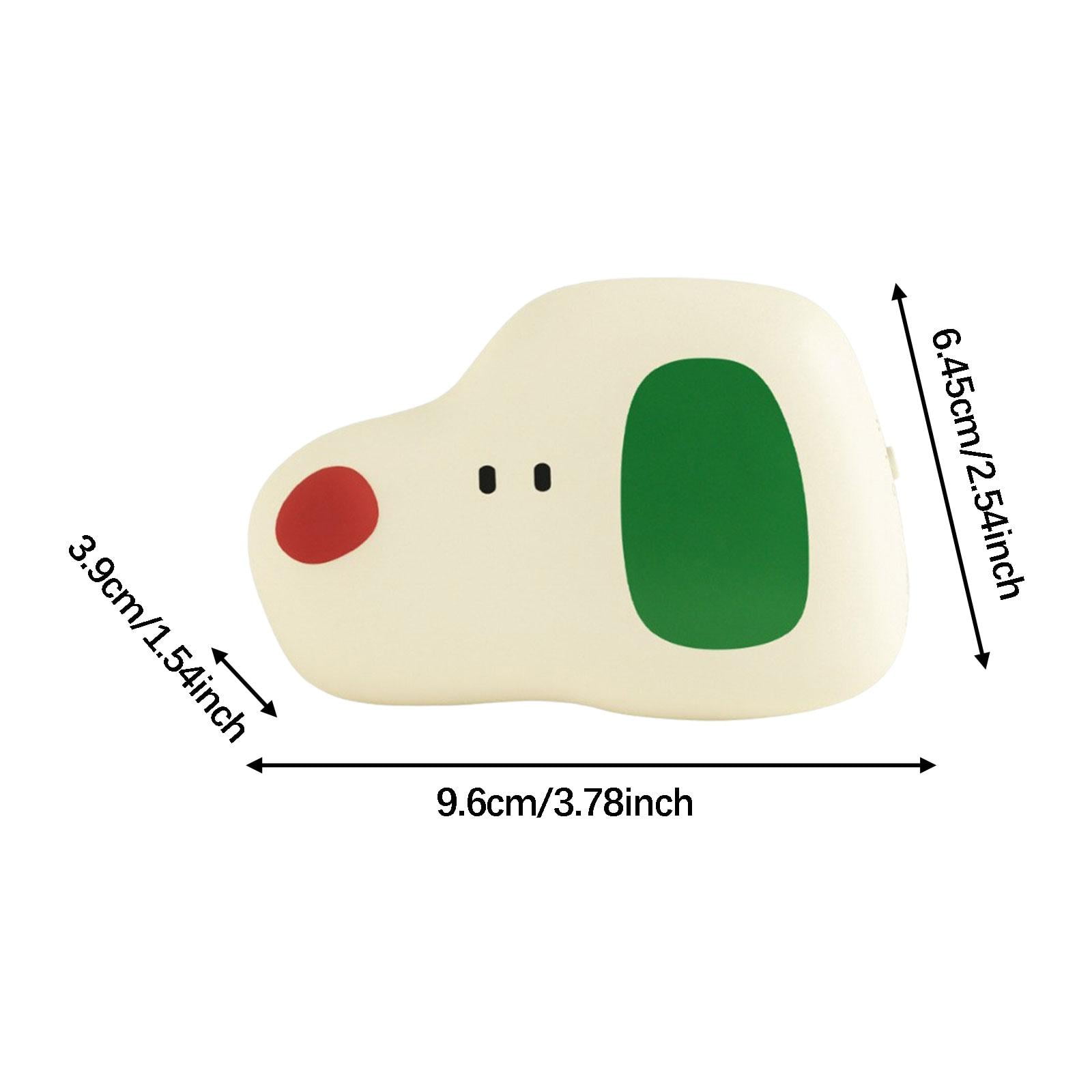harayaa Hand Warmer Fast Heating 2 Heat Settings Rechargeable Multiuse Practical Warming Green
