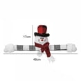 thumbnail image 2 of 2 Pcs Linen Purity Christmas Curtain Buckle Tieback, Santa & Snowman Curtain Tiebacks Holdback for Christmas Window Decorations, 2 of 7