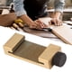 thumbnail image 1 of Bloque De Posicionamiento De Regla De Acero, Bloque Fijo De Regla De Acero, Tornillo Moleteado De Latón, Fácil De Usar Para Carpintería, 1 of 7