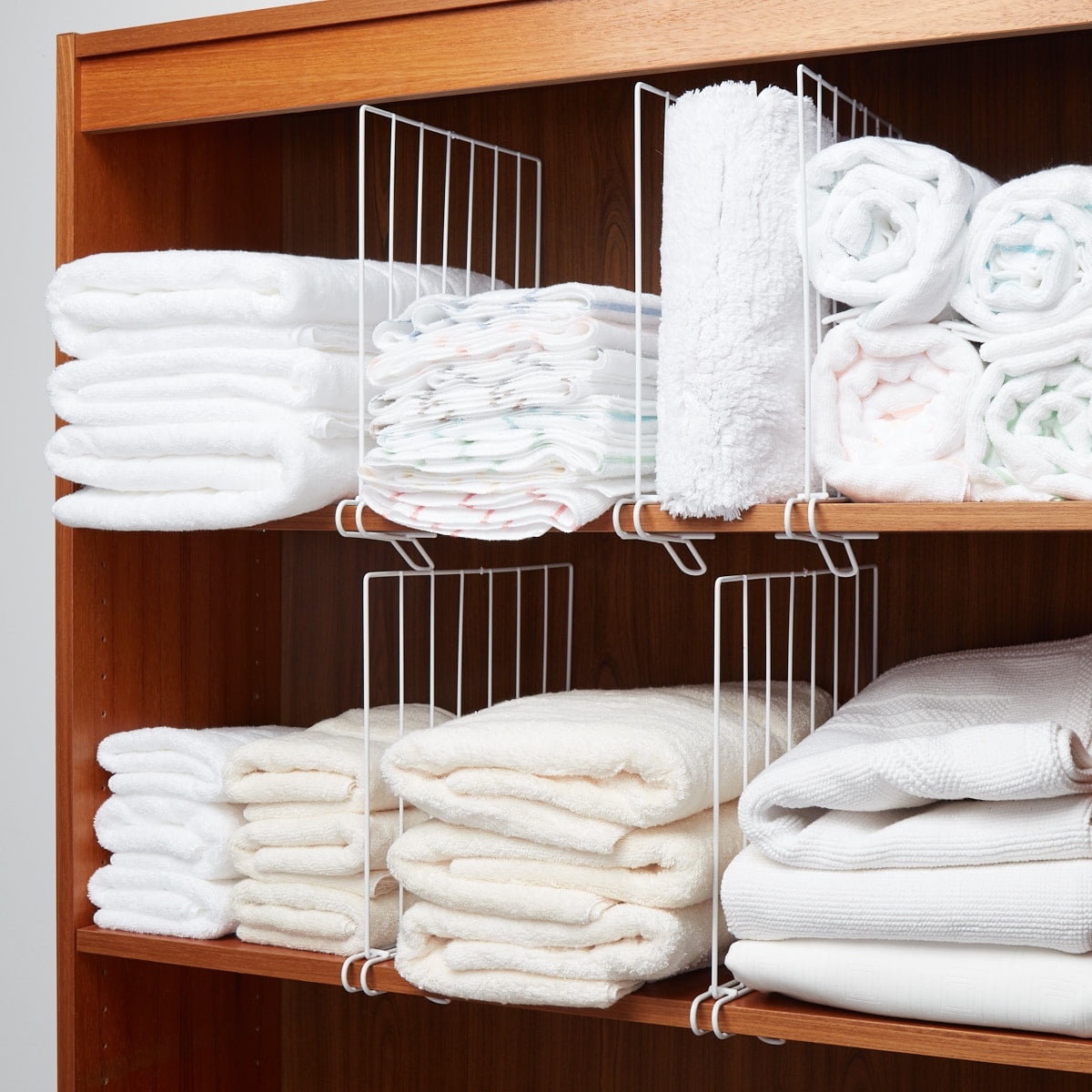 Wire Shelf Dividers For Bedroom Closets Storagemaid Set Of 2