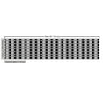 thumbnail image 2 of Geometric Fabric by the Yard, Geometric Composition of Rhombus Concentric Squares Contemporary Art, Decorative Upholstery Fabric for Chairs & Home Accents, Charcoal Grey and White by Ambesonne, 2 of 4