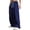 Dark Blue, variant on SAWOBUUN Men's Solid Sweatpants Wide Leg Elastic Waist Drawstring Casual Relaxed Fit Loose Pants