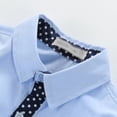 thumbnail image 7 of EnJoCho Boys Short Sleeve Button Down Shirt Cotton School Unifor𝗆 Tie Formal Top Kids Teen Graduation Photo Ready, 7 of 7
