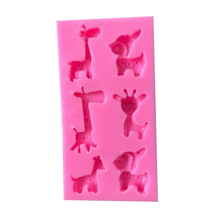 

FDA Silicone DIY Chocolate Fondant Cartoon Mould Baking Gypsum Cake Cookies Molds Candle Ice
