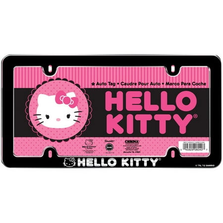 Chroma Hello Kitty License Plate Frame Walmart Inventory Checker