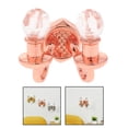 thumbnail image 3 of 1:12 Esca Lámpara de pared Lámpara de doble cabeza Muñeca Zulema lámpara de pared mini casa de muñecas, 3 of 8