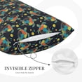 thumbnail image 5 of Binfone Colorful Turtles Standard Size Pillowcase, Long Staple Pure Cotton Envelope Closure Pillow Cover(without pillow core),16"x24", 5 of 9