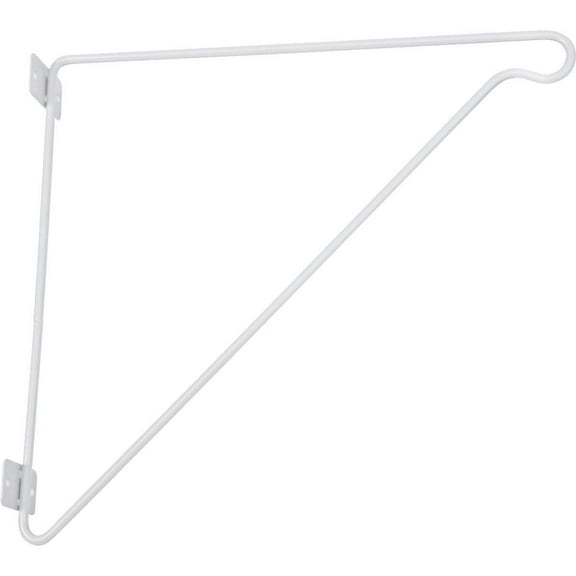 ClosetMaid Closet Rod Support Bracket - Easy Installation, Epoxy Coated - 11" x 12", Silver