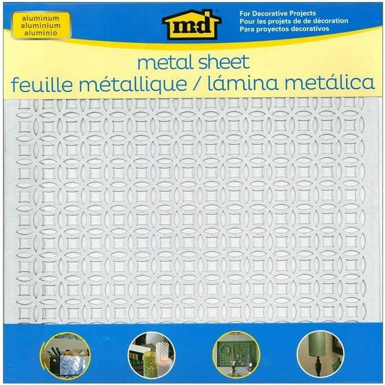M-D 0.02 in. X 1 ft. W X 2 ft. L Aluminum Lincaine Sheet Metal M-D 0.02 in. X 1 ft. W X 2 ft. L Aluminum Lincaine Sheet Metal