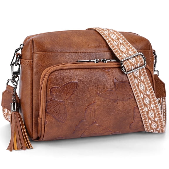 YOVIEE Ladies Trendy Crossbody Bag Messenger Bag With Adjustable Strap, Stylish Shoulder Bags Cell Phone Purse Crossbody Handbag for Female