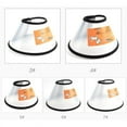 thumbnail image 4 of Dog Cone Collar, 5 size Adjustable Protective Collars for Pet Dog & Cat, Recovery E-Collar Anti-Bite Lick Wound Healing, Soft Edge Neck Cone for Small/Medium/Large Dog, 4 of 7