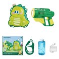 thumbnail image 4 of Mochila De Dibujos Animados De Burbujas Pistola Soplador Automático Juguetes Al Aire Libre Para Niños Verde, 4 of 4
