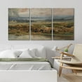 thumbnail image 3 of PixonSign Canvas Print Wall Art Set European Forest Country Farmhouse Landscape Nature Wilderness Illustrations Modern Art Decorative Rustic Relax/Calm Colorful for Bedroom - 24"x36"x3, 3 of 5
