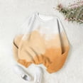 thumbnail image 2 of ShomPort Womens Crew Neck Casual Fall Sweatshirt Long Sleeve Color Blocked Lounge Pullover Tops, 2 of 4