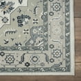 thumbnail image 7 of LR Home Imara Lany Gray/Cream Traditional Medallion Polyester Area Rug, 5'3" x 7'6", 7 of 7