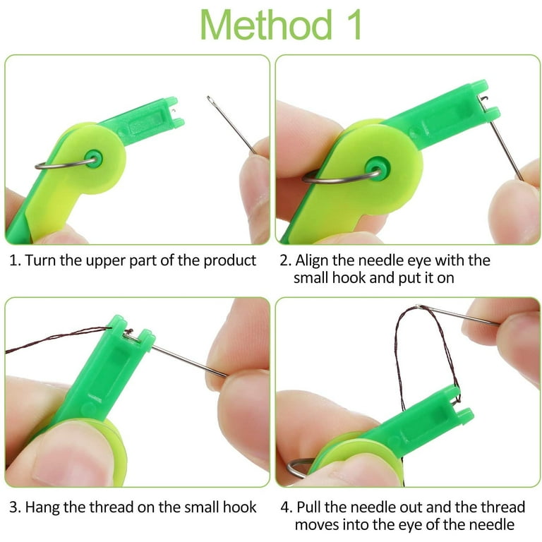 wartleves 5/10/25Pcs Hand Sewing Needle Threader DIY Simple Craft Device Threading Guide Tools, Color Mixing