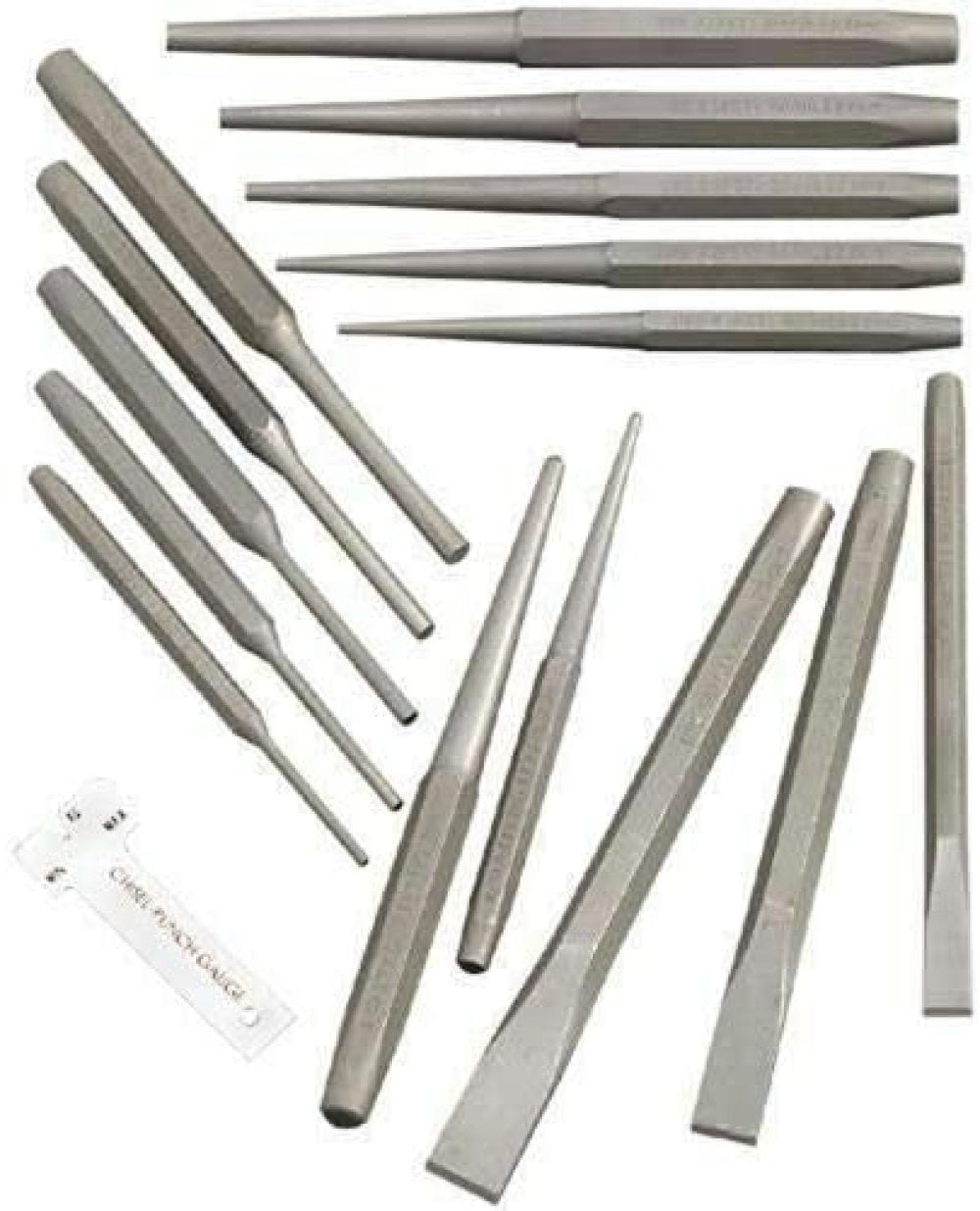 Cold Steel Mechanics Garage Tool 16pc Punch and Chisel Set 
