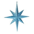 thumbnail image 1 of Vickerman 15.75 Pouces Ornement de Noël Étoile Pailletée Turquoise, 1 of 2