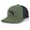 Loden/Black, variant on Flying Eagle Mens Embroidered Mesh Back Trucker Hat Baseball Cap, Loden/Black